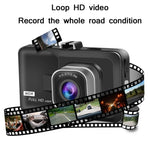 Gravador de Condução HD 1080P de 3,0 Polegadas com Grande Angular e Imagem de Reversão Especificação: Gravação Simples em Definição Normal (Preto)