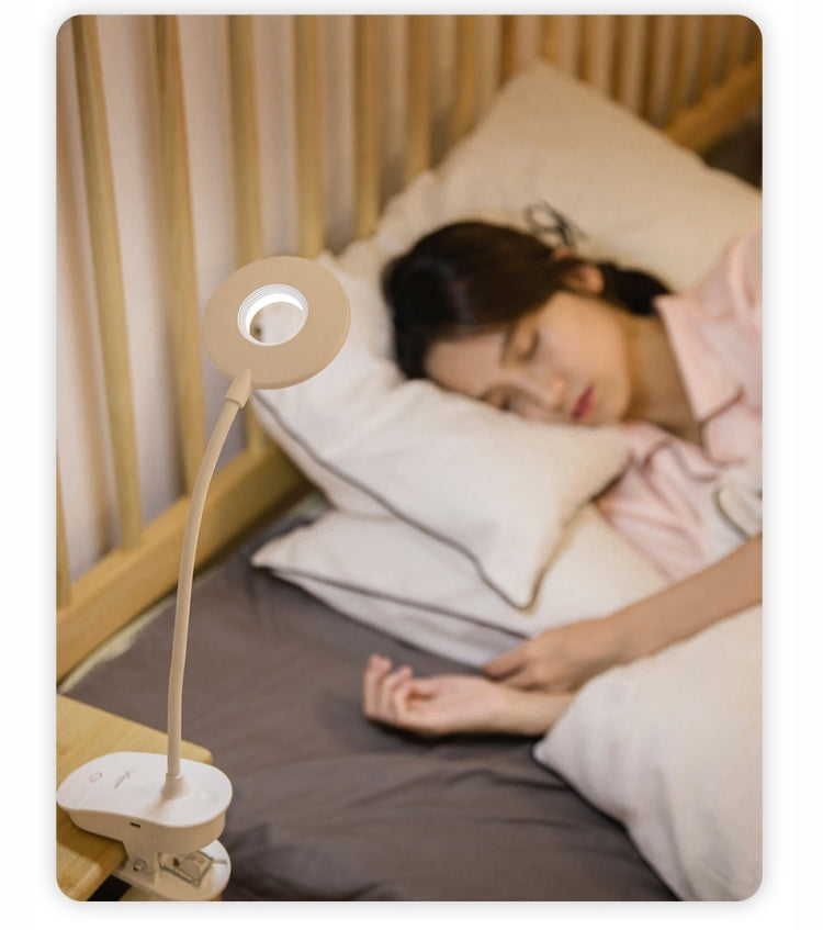 Lâmpada de Secretária com Clipe YAGE YG-8102 2W 18 LEDs Interruptor Tátil com Regulador de 3 Níveis, Luz LED de Proteção Ocular