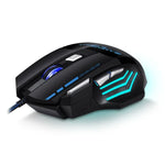 GAMING BLOODBAT GM02 Rato de Jogo USB com Fios 7 Teclas Optoelectrónico Luzes Respiratórias Digitais
