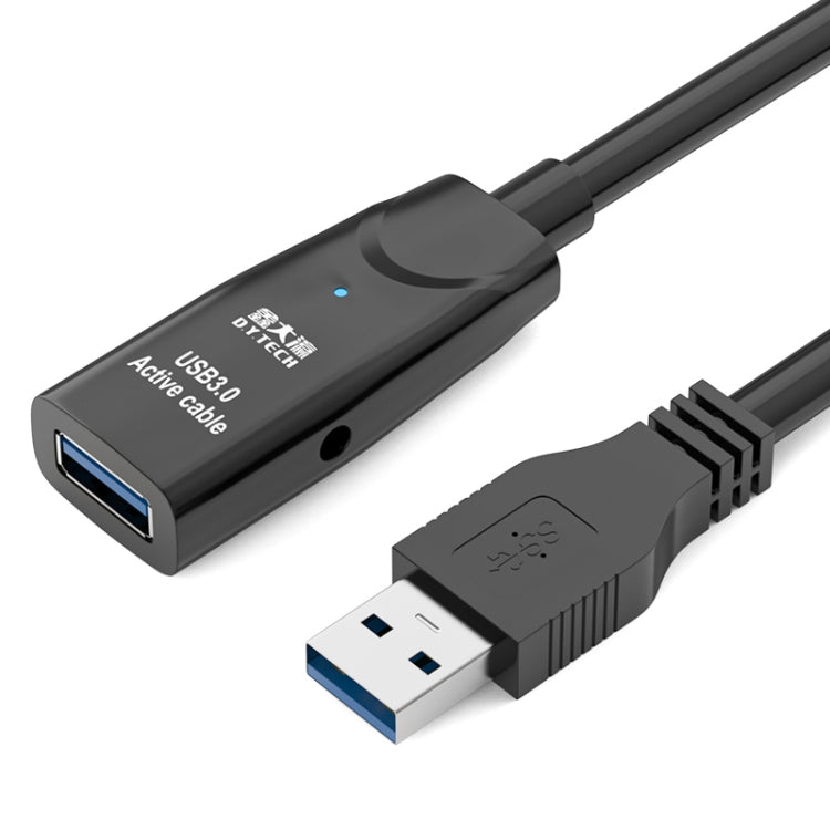 Cabo de Extensão USB 3.0 Macho para Fêmea com Dupla Blindagem e Chip D.Y.TECH, Comprimento:, 10m, 15m