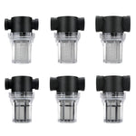 Filtro plástico frontal para tubo de água, purificador de água para irrigação de jardim, Especificação:, Interface de 4 pontos 40 malhas