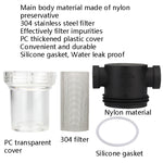 Filtro plástico frontal para tubo de água, purificador de água para irrigação de jardim, Especificação:, Interface de 4 pontos 40 malhas