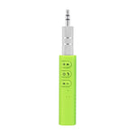Receptor de Áudio Bluetooth Lavalier 3,5mm com Adaptador Metálico, H-139 Preto, H-139 Azul, H-139 Vermelho, H-139 Branco, H-139 Verde