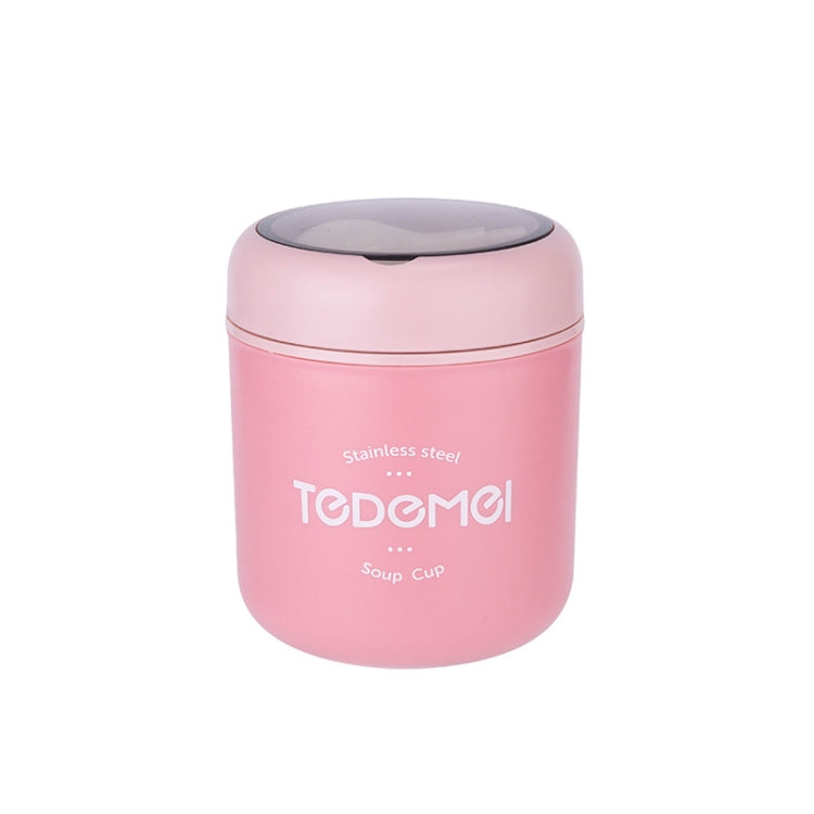 Copo Térmico Portátil com Tampa para Sopa, Marmita para Pequeno-almoço e Almoço para Trabalhadores de Escritório, Rosa, Azul, Verde