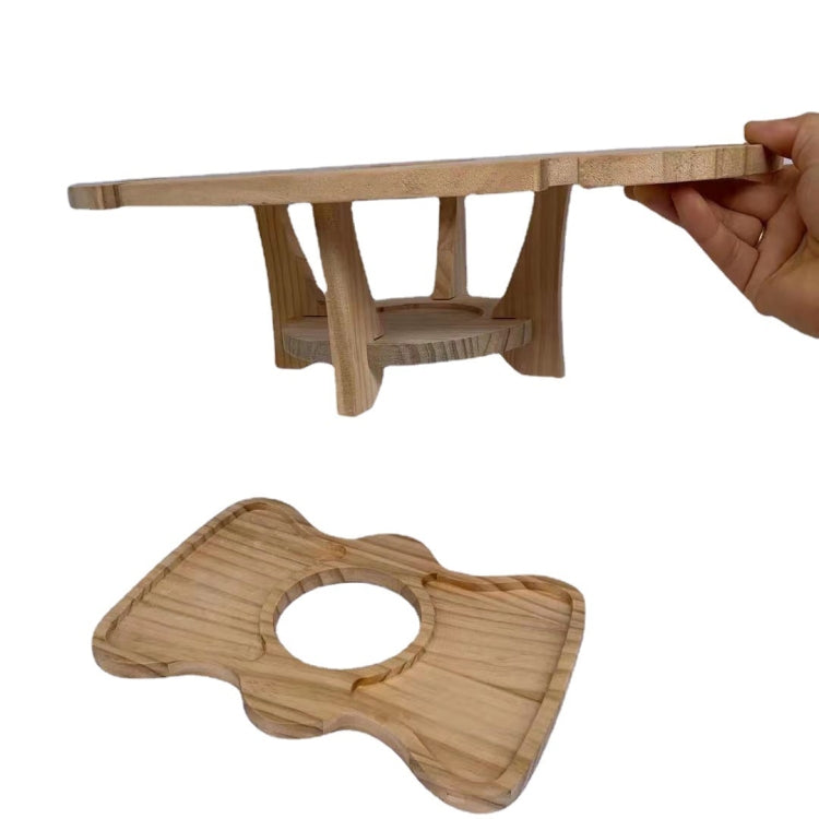 Outdoor Picnic Table Wooden Foldable Wine Rack, Foldable Table