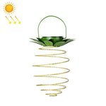 Luzes Solares de Ananás Lanternas de Ferro Forjado Fio de Cobre LED Decoração de Jardim Exterior Impermeável, 24 LEDs, 60 LEDs