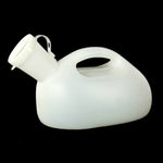 Penico de Viagem 2000ML para Bebé e Criança, Urinol Portátil à Prova de Fugas para Homens com Tampa, Penico Noturno para Idosos e Adultos, Grande Capacidade, 2 PCS 2000ML (Branco)