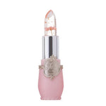 Bálsamo Labial Hidratante em Gel de Cor Transparente e Mutável, de Longa Duração, flor, rosa claro, vermelho rosa, vermelho escuro, amarelo, verde claro, roxo