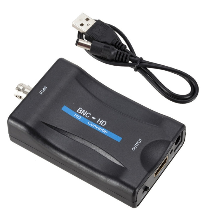 Conversor de Áudio e Vídeo HD BNC para HD 1080P Monitorização Conversão Coaxial, BNC para HDMI