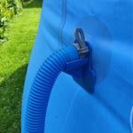 Suporte para Mangueira de Tubo de Água para Piscina, Suporte para Tubo de Água (Azul), Suporte para Tubo de Água (Cinza)