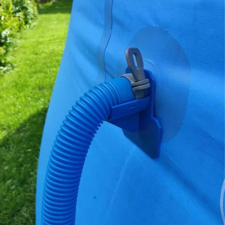 Suporte para Mangueira de Tubo de Água para Piscina, Suporte para Tubo de Água (Azul), Suporte para Tubo de Água (Cinza)