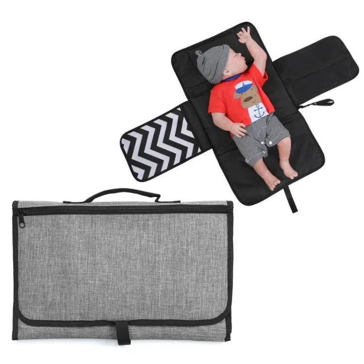 Colchão portátil para troca de bebé, mesa multifuncional para troca de bebé, saco impermeável