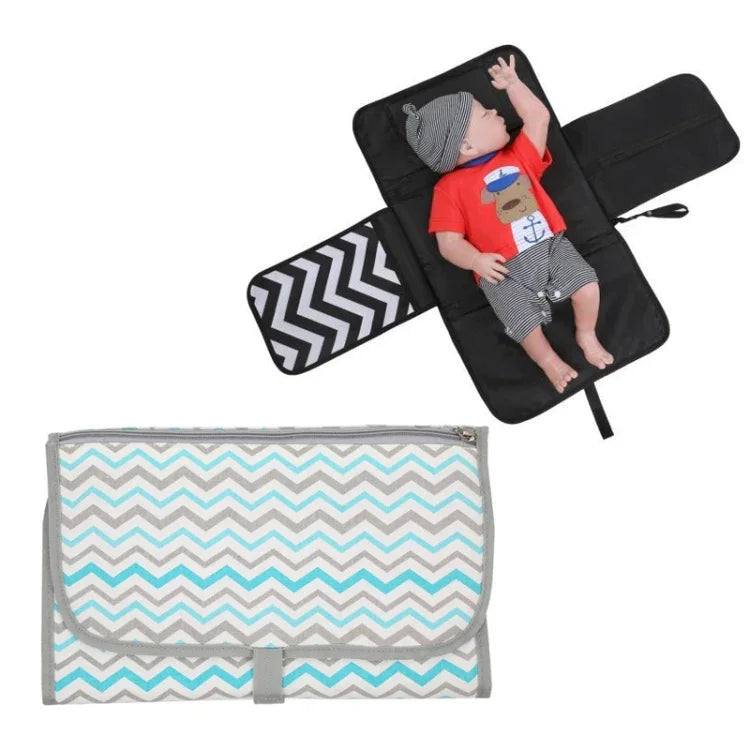 Colchão portátil para troca de bebé, mesa multifuncional para troca de bebé, saco impermeável