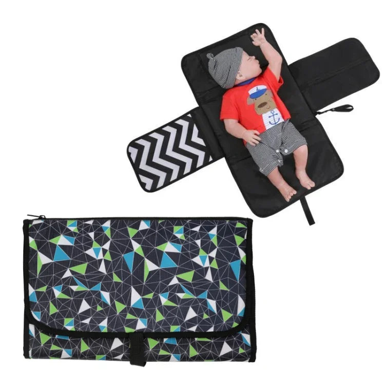 Colchão portátil para troca de bebé, mesa multifuncional para troca de bebé, saco impermeável