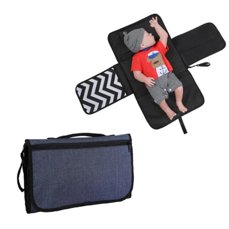 Colchão portátil para troca de bebé, mesa multifuncional para troca de bebé, saco impermeável
