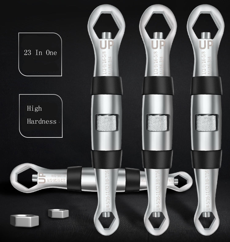 Chave Torx Multiuso Universal Auto-Apertável com Dupla Cabeça 23 em 1, Chave Torx 23 em 1