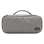 Bolsa de Armazenamento para Cabo de Alimentação de Portátil Baona BN-B002, Bolsa para Acessórios de Carregador Digital, Cinzento, Preto