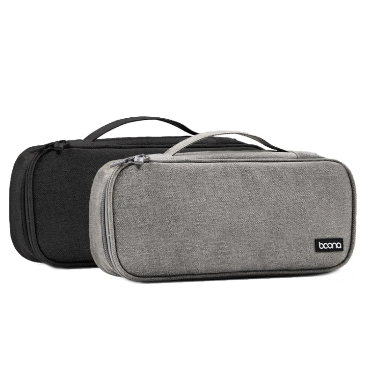 Bolsa de Armazenamento para Cabo de Alimentação de Portátil Baona BN-B002, Bolsa para Acessórios de Carregador Digital, Cinzento, Preto