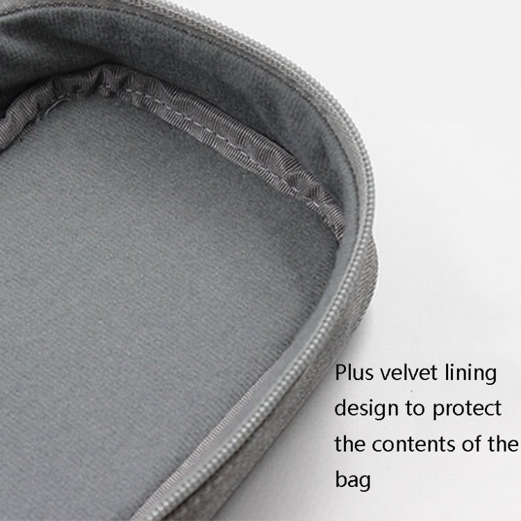 Bolsa de Armazenamento para Cabo de Alimentação de Portátil Baona BN-B002, Bolsa para Acessórios de Carregador Digital, Cinzento, Preto