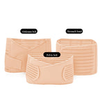 Conjunto de Três Peças de Cinta para Abdómen Cinta Elástica Pós-parto Corset de Maternidade Cinta para Cintura para Cesárea, M, L, XL, 2XL