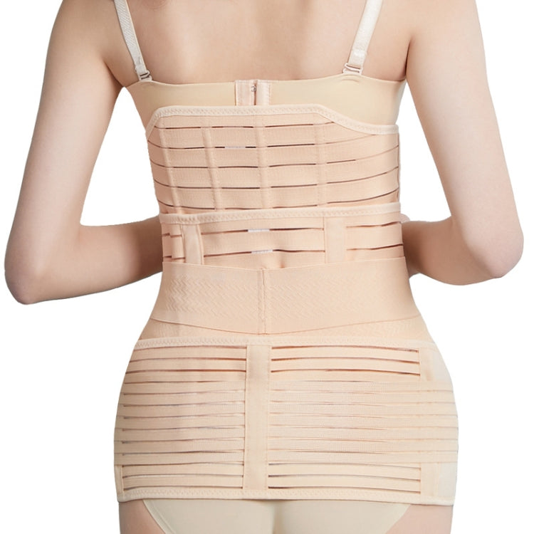 Conjunto de Três Peças de Cinta para Abdómen Cinta Elástica Pós-parto Corset de Maternidade Cinta para Cintura para Cesárea, M, L, XL, 2XL