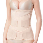 Conjunto de Três Peças de Cinta para Abdómen Cinta Elástica Pós-parto Corset de Maternidade Cinta para Cintura para Cesárea, M, L, XL, 2XL