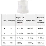 Cinta Abdominal Pós-parto de Gaze de Algodão para Cesariana e Parto Normal, Cinta de Cintura, M, L, XL, XXL