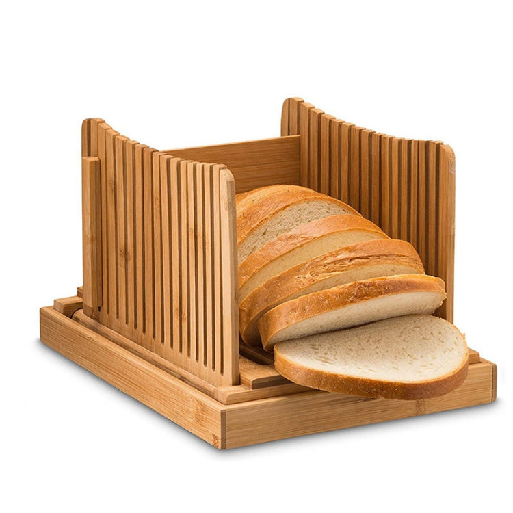 Tabuleiro de Corte Multifuncional de Bambu para Uso Doméstico e Comercial, Tábua para Cortar Pão em Fatias, Tabuleiro para Fatias de Pão, Corte de Pão em Bambu