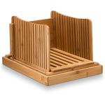 Tabuleiro de Corte Multifuncional de Bambu para Uso Doméstico e Comercial, Tábua para Cortar Pão em Fatias, Tabuleiro para Fatias de Pão, Corte de Pão em Bambu