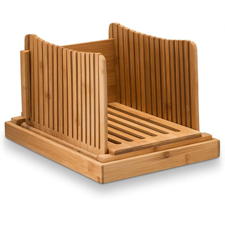 Tabuleiro de Corte Multifuncional de Bambu para Uso Doméstico e Comercial, Tábua para Cortar Pão em Fatias, Tabuleiro para Fatias de Pão, Corte de Pão em Bambu