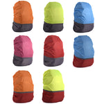 2 Peças de Capa de Chuva para Mochila de Montanhismo Exterior com Combinação de Cores Luminosas, S 18-30L, M 30-40L, L 45-55L, XL 58-70L