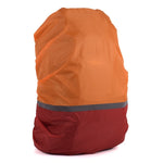 2 Peças de Capa de Chuva para Mochila de Montanhismo Exterior com Combinação de Cores Luminosas, S 18-30L, M 30-40L, L 45-55L, XL 58-70L