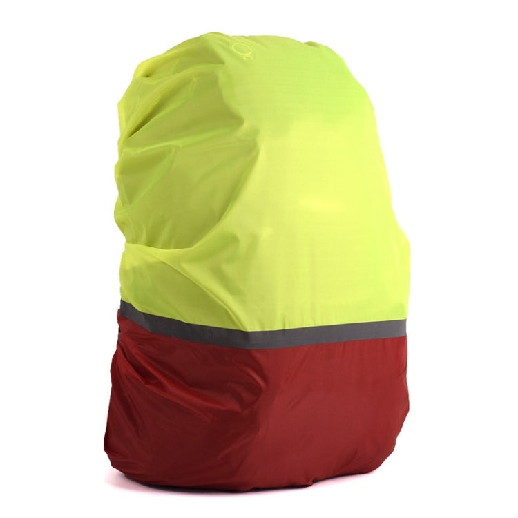 2 Peças de Capa de Chuva para Mochila de Montanhismo Exterior com Combinação de Cores Luminosas, S 18-30L, M 30-40L, L 45-55L, XL 58-70L