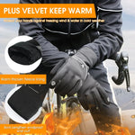 WEST BIKING YP0211220 Luvas de esqui de inverno quentes em fleece, luvas antiderrapantes de silicone para condução, M, L, XL