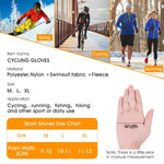 WEST BIKING YP0211220 Luvas de esqui de inverno quentes em fleece, luvas antiderrapantes de silicone para condução, M, L, XL