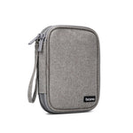 Baona BN-C003 Capa Protetora para Disco Rígido Móvel Bolsa de Armazenamento Portátil, Dupla Camada (Cinza), Dupla Camada (Preto), Camada Única (Cinza), Camada Única (Preto)