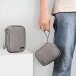 Baona BN-C003 Capa Protetora para Disco Rígido Móvel Bolsa de Armazenamento Portátil, Dupla Camada (Cinza), Dupla Camada (Preto), Camada Única (Cinza), Camada Única (Preto)