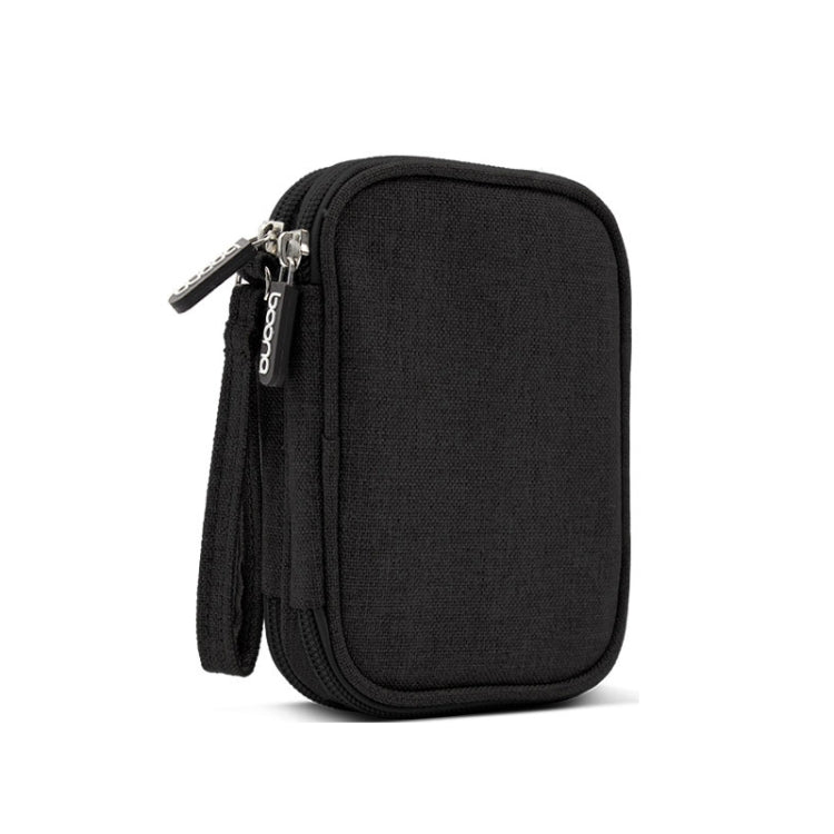 Baona BN-C003 Capa Protetora para Disco Rígido Móvel Bolsa de Armazenamento Portátil, Dupla Camada (Cinza), Dupla Camada (Preto), Camada Única (Cinza), Camada Única (Preto)