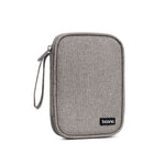 Baona BN-C003 Capa Protetora para Disco Rígido Móvel Bolsa de Armazenamento Portátil, Dupla Camada (Cinza), Dupla Camada (Preto), Camada Única (Cinza), Camada Única (Preto)