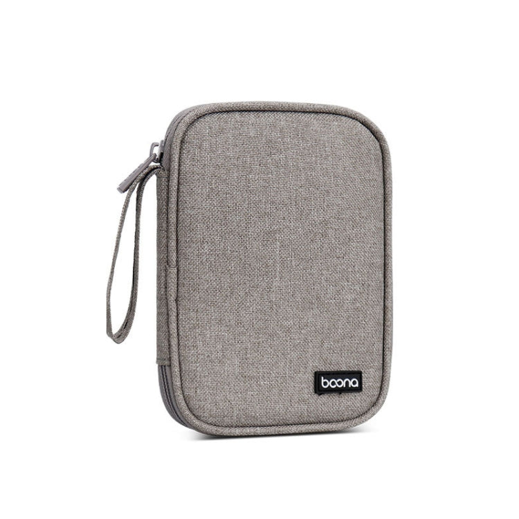 Baona BN-C003 Capa Protetora para Disco Rígido Móvel Bolsa de Armazenamento Portátil, Dupla Camada (Cinza), Dupla Camada (Preto), Camada Única (Cinza), Camada Única (Preto)