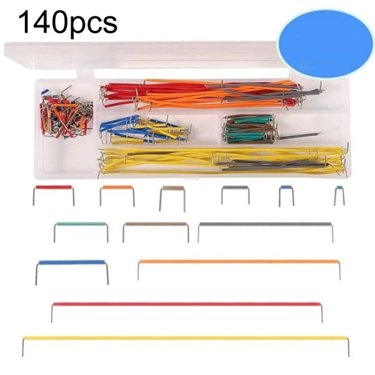 Kit de fios jumper em forma de U para breadboard sem solda, 14 comprimentos, 840 peças, 560 peças, 140 peças