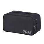 Travel Waterproof Storage Bag Underwear Storage Finishing Bag, Black, Gray, Violet, Wine Red, Sky Blue, Navy