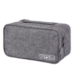 Travel Waterproof Storage Bag Underwear Storage Finishing Bag, Black, Gray, Violet, Wine Red, Sky Blue, Navy