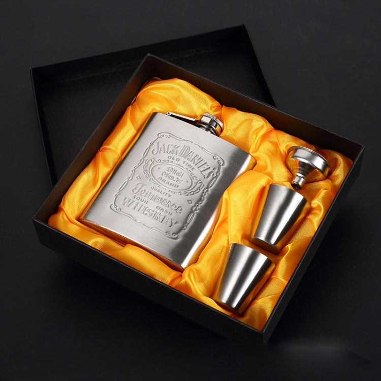 Conjunto Portátil de Cantil de Aço Inoxidável com Funil para Copo de Vinho, 7OZ Amarelo Grunge, 7OZ Cinzento Grunge, 7OZ Jack Amarelo Grunge, 7OZ Jack Cinzento Grunge, 7OZ Jack Núcleo Preto