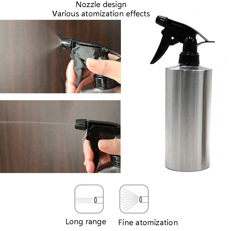 Regador de aço inoxidável 304 para pulverização, garrafa para regar flores, 250ml, 350ml