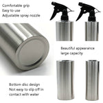 Regador de aço inoxidável 304 para pulverização, garrafa para regar flores, 250ml, 350ml
