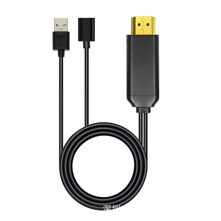 Cabo L3B Tipo-C USB para HDMI Compatível com Transferência de Áudio Três em Um para TV HD, L3B