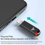 Controle Remoto Inteligente por Infravermelhos para Telemóvel R09, Interface:, 8 Pin (Preto), 8 Pin (Ciano), 8 Pin (Prateado), Type-C (Preto), Type-C (Ciano), Type-C (Prateado), Micro USB (Preto), Micro USB (Ciano), Micro USB (Prateado)