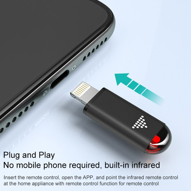Controle Remoto Inteligente por Infravermelhos para Telemóvel R09, Interface:, 8 Pin (Preto), 8 Pin (Ciano), 8 Pin (Prateado), Type-C (Preto), Type-C (Ciano), Type-C (Prateado), Micro USB (Preto), Micro USB (Ciano), Micro USB (Prateado)