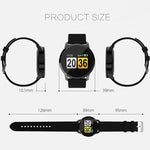 Q8 Smartwatch de Moda com Ecrã OLED a Cores IP67 à Prova de Água, Suporta Monitor de Frequência Cardíaca / Pressão Arterial Oxigénio / Rastreador de Fitness